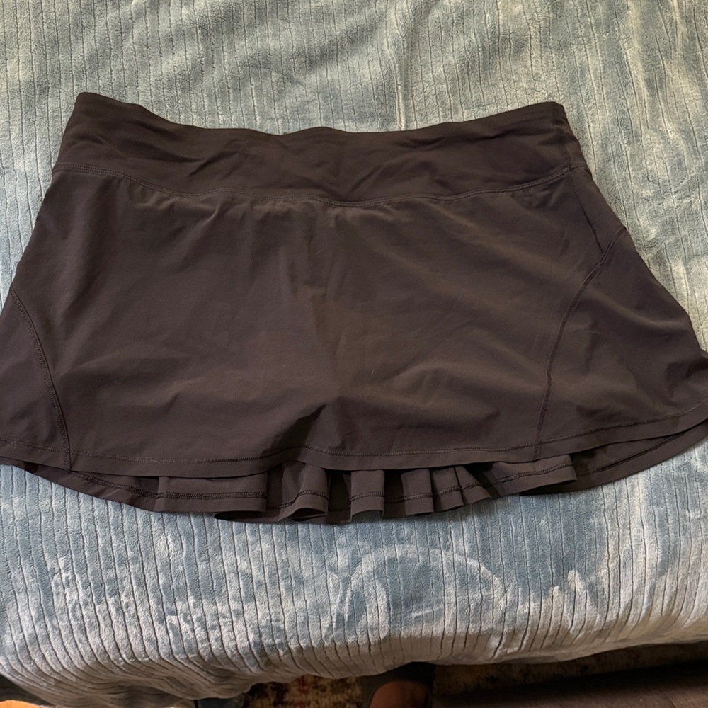 Lululemon Black Skort with Pleated Hem